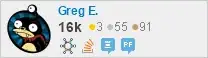 profile for Greg E. on Stack Exchange, a network of free, community-driven Q&A sites