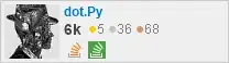profile for dot.Py on Stack Exchange, a network of free, community-driven Q&A sites