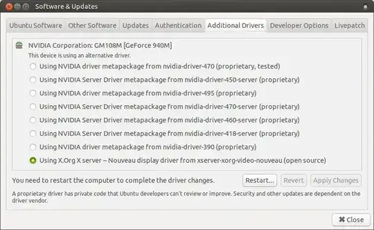 Additional Drivers tab