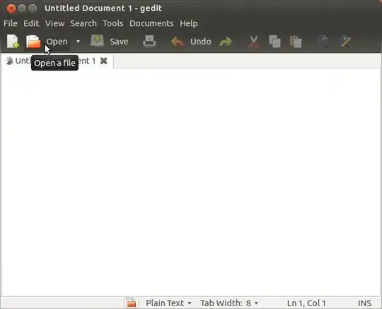Open tab inside gedit