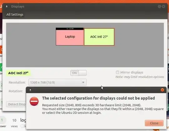 Applying Changes dialog