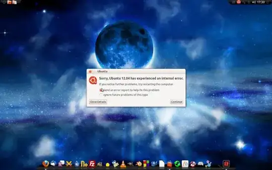 Settings dialog example