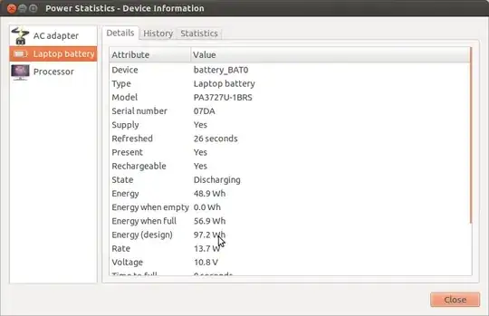 Power Statistics screenshot