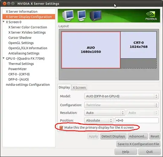 Nvida Display Manager