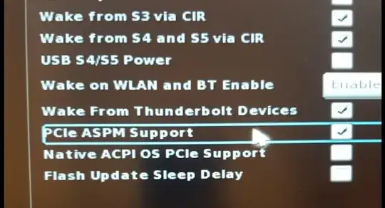 Enable ASPM in UEFI BIOS