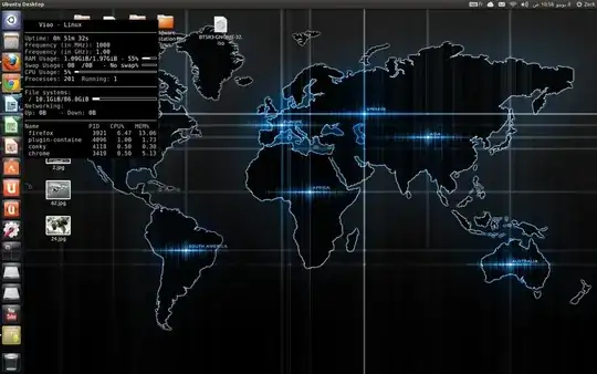 Screenshot of fdisk -l output