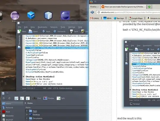Firefox with Redmond theme and all other applications with a dark theme