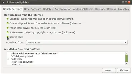 Software & Updates → Ubuntu Software