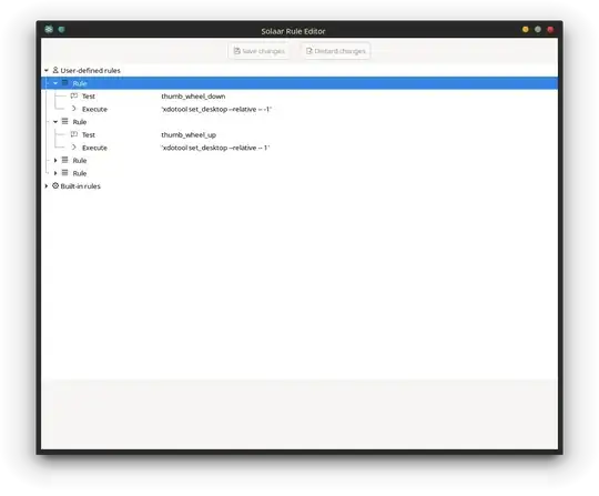 Solaar rule configuration