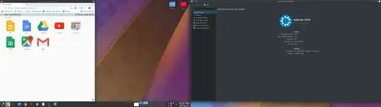 Screenshot of desktop