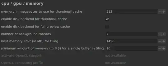 Darktable screenshot