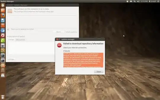 failed to download repository information