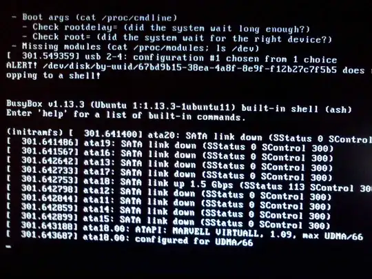 without quiet splash on the linux line