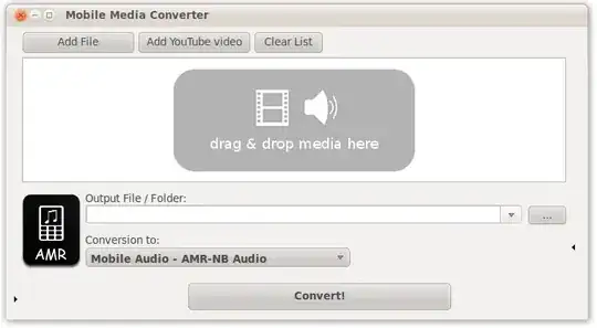Settings after the change