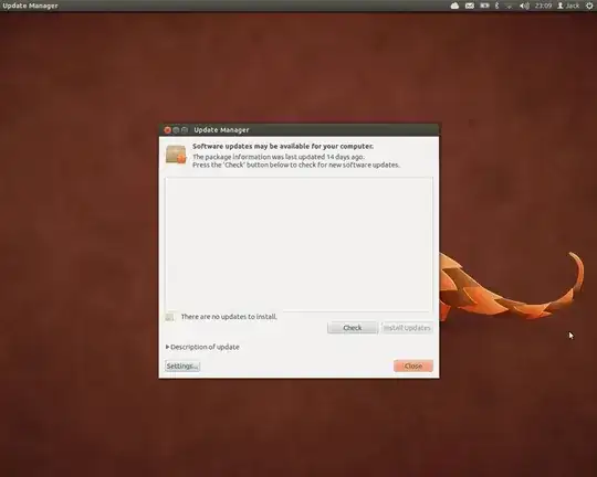 Update Manager telling me that I have not updated the package info
