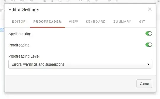 spell-checking settings