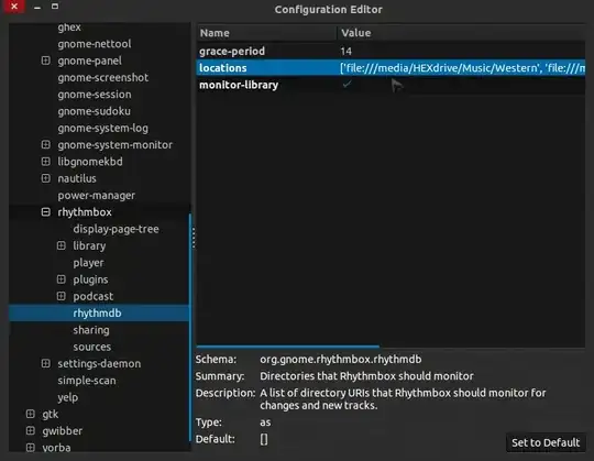 Edit Rhythmbox Music Library Locations