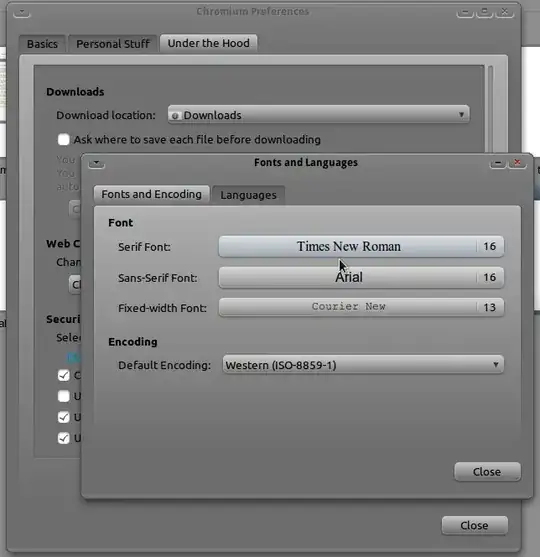 screenshot of Hotot showing faded plus sign at upper-left corner