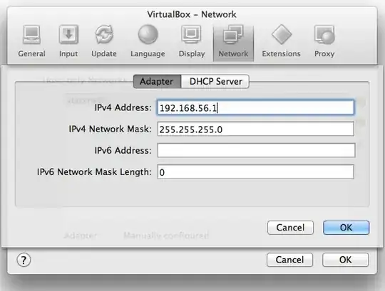 VirtualBox network configuration