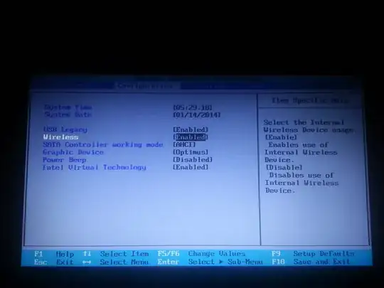 while on system's wifi card