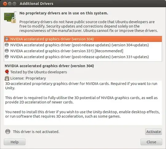My Additional Drivers View