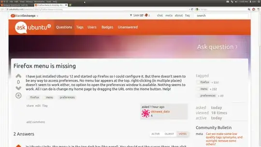Cursor on the title-bar...