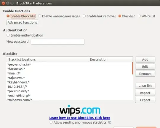 blocksite preferences