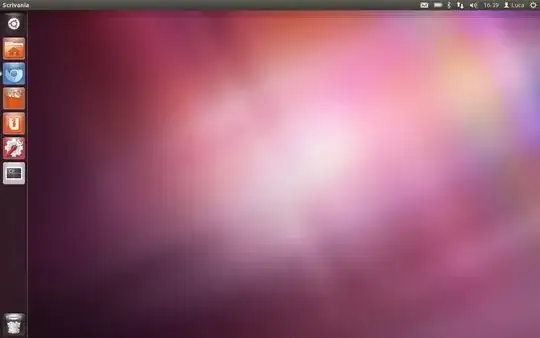 Screenshot of the issue