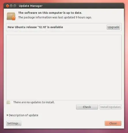 current desktop view