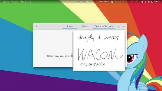 "Test my settings" dialog, it works