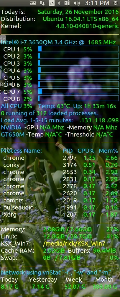 Conky Temperature 4.8.10