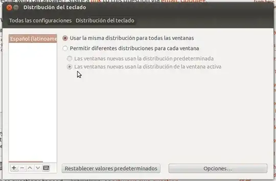 keyboard layout window
