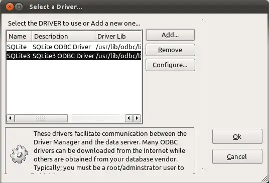 screenshot Select a driver...
