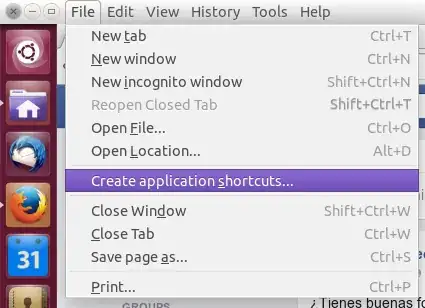 Desktop shortcut