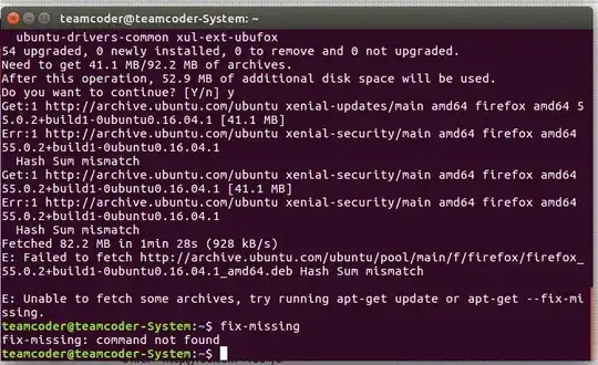 Sudo apt-get upgrade got failed on Firefox