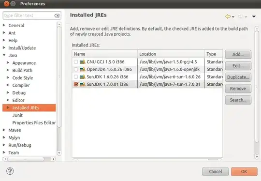 Screenshot of GParted