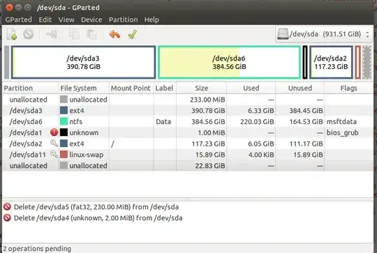 Language support dialog
