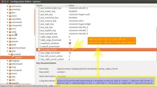 Compiz configuration options