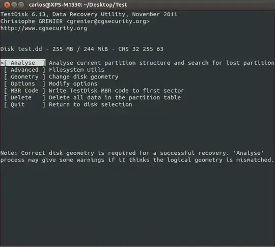 window of `jstest-gtk', having selected *properties* of the only available controller