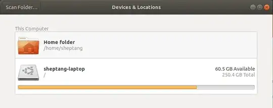 Photo of error message