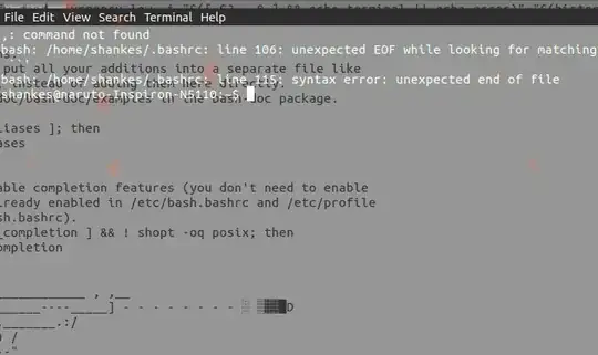 Screen picture of crash