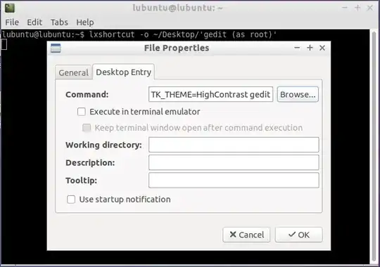 screenshot of gnome-disk app