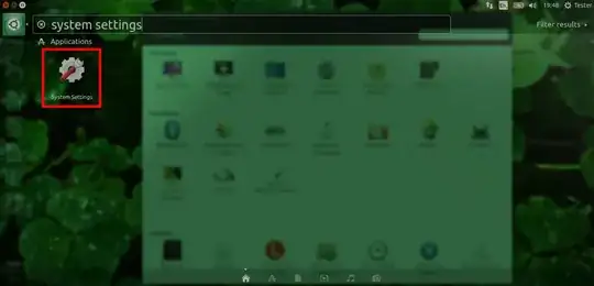 Search for and open System Settings