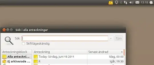 Gnote starts with search dialog open