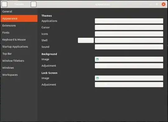 screenshot of terminal