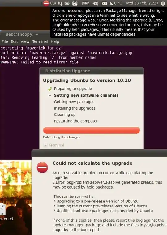 Bluetooth Error notification