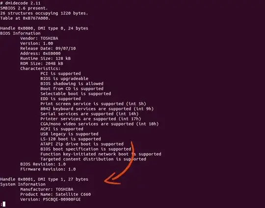 Screenshot of my sources