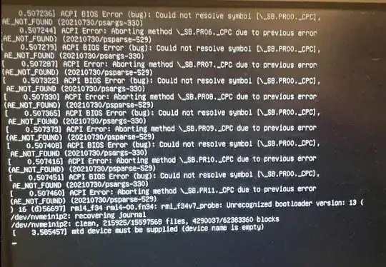 picture of screen of text