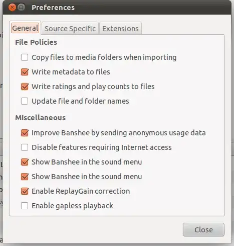 Enable middle button