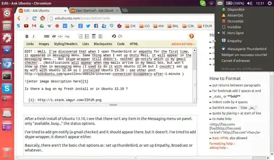 Screenshot of partition of new SSD with Ubuntu 16.04